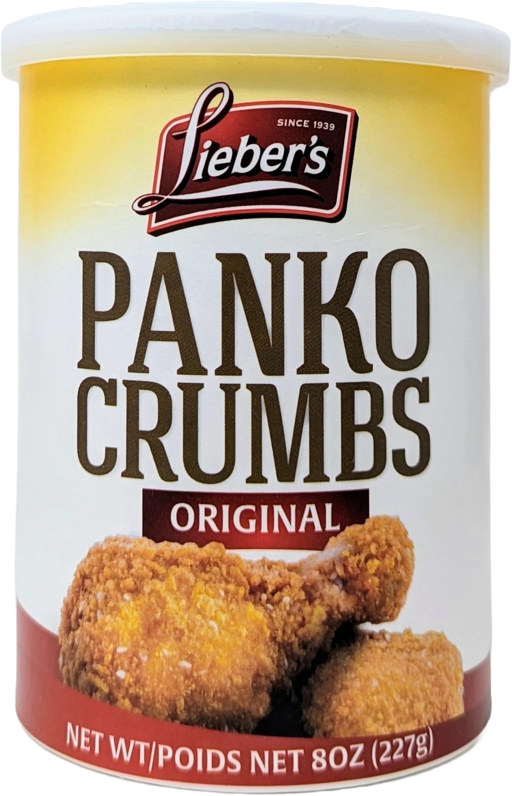Lieber'sPanko Bread Crumbs 227g | Breadcrumbs with Coarse Crispy Texture - for Crunchy Coating & Stuffing - Schnitzel, Vegetables, Seafood, Chicken, Meatballs