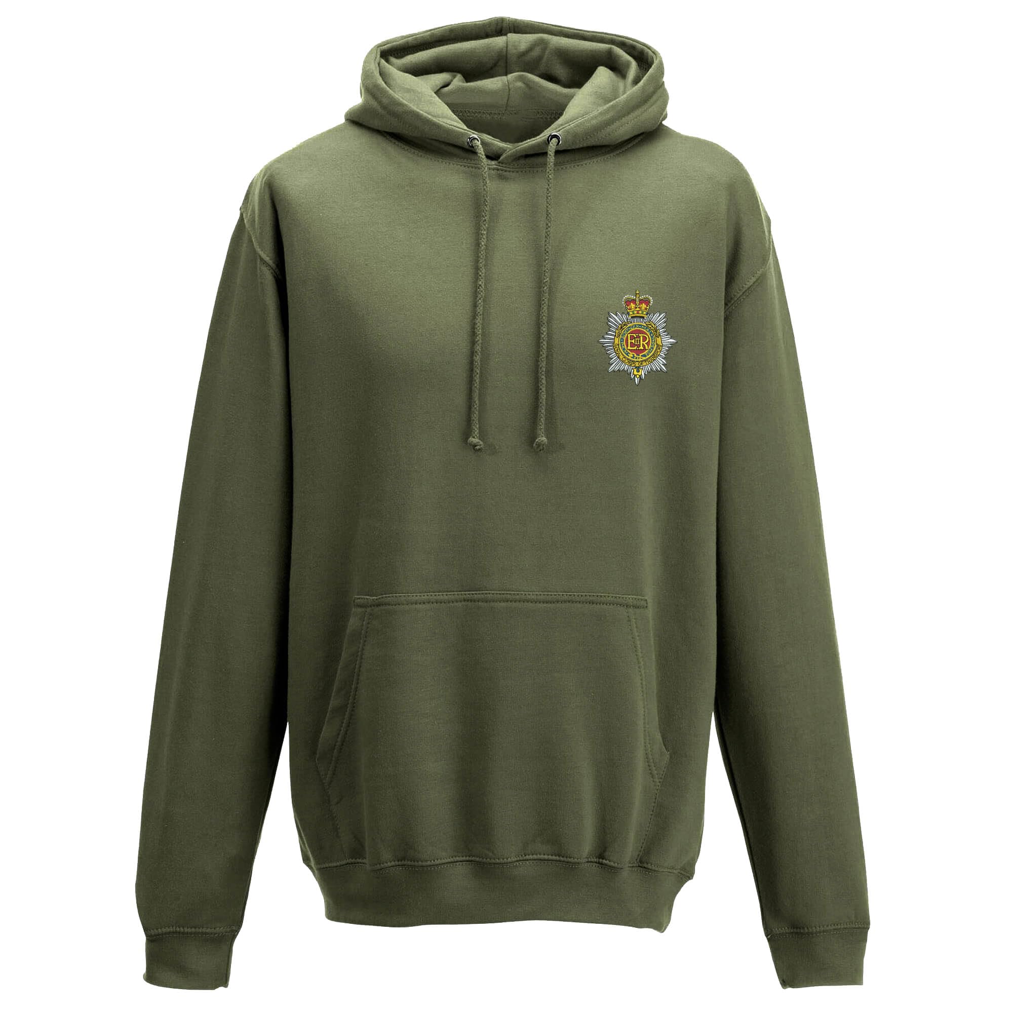 The Military Store Men's Military Green Royal Corps Of Transport Embroidered Hoodie, 3X Large