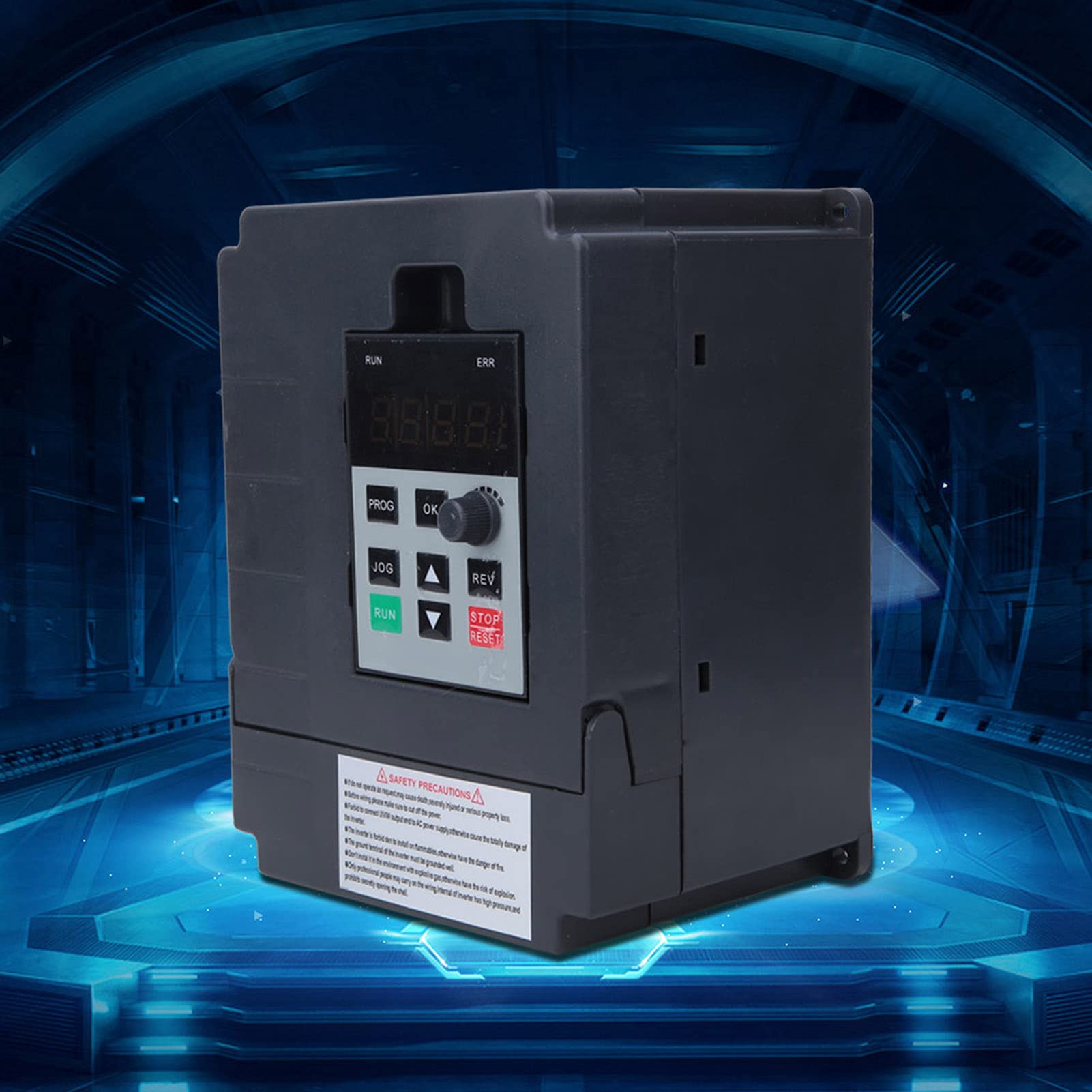 JH-S2-2T Mini VDF 220V Frequenzumrichter, Mini Drehstrommotor 220V Wechselrichter Frequenzumrichter für 3 Phasen Drehstrommotoren