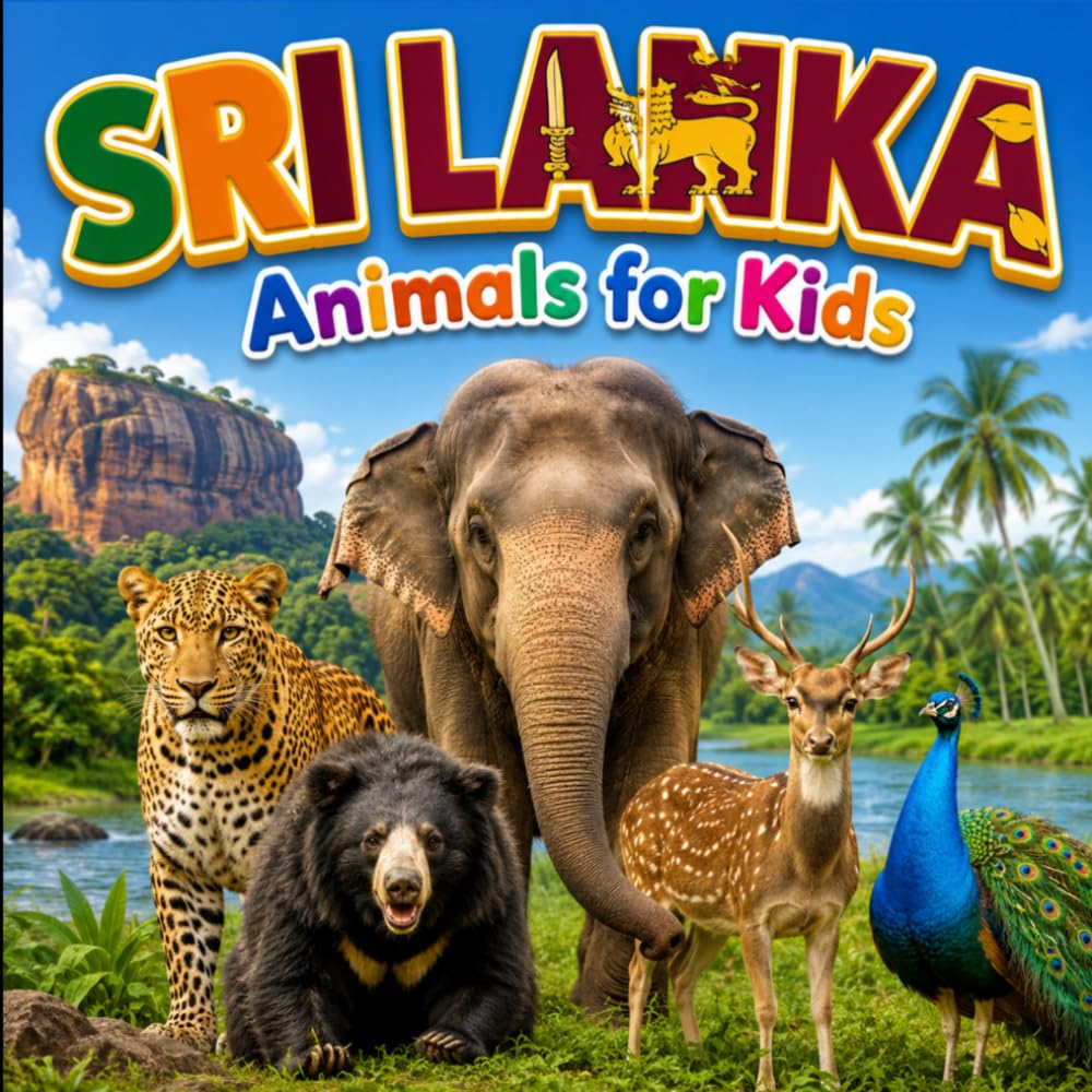 Sri Lanka Animals for Kids: A Fun and Educational Wildlife Adventure with Amazing Sri Lanka Animals, Fun Facts, Famous Landmarks, and Country Facts (Animals of the World – Wildlife Edition)