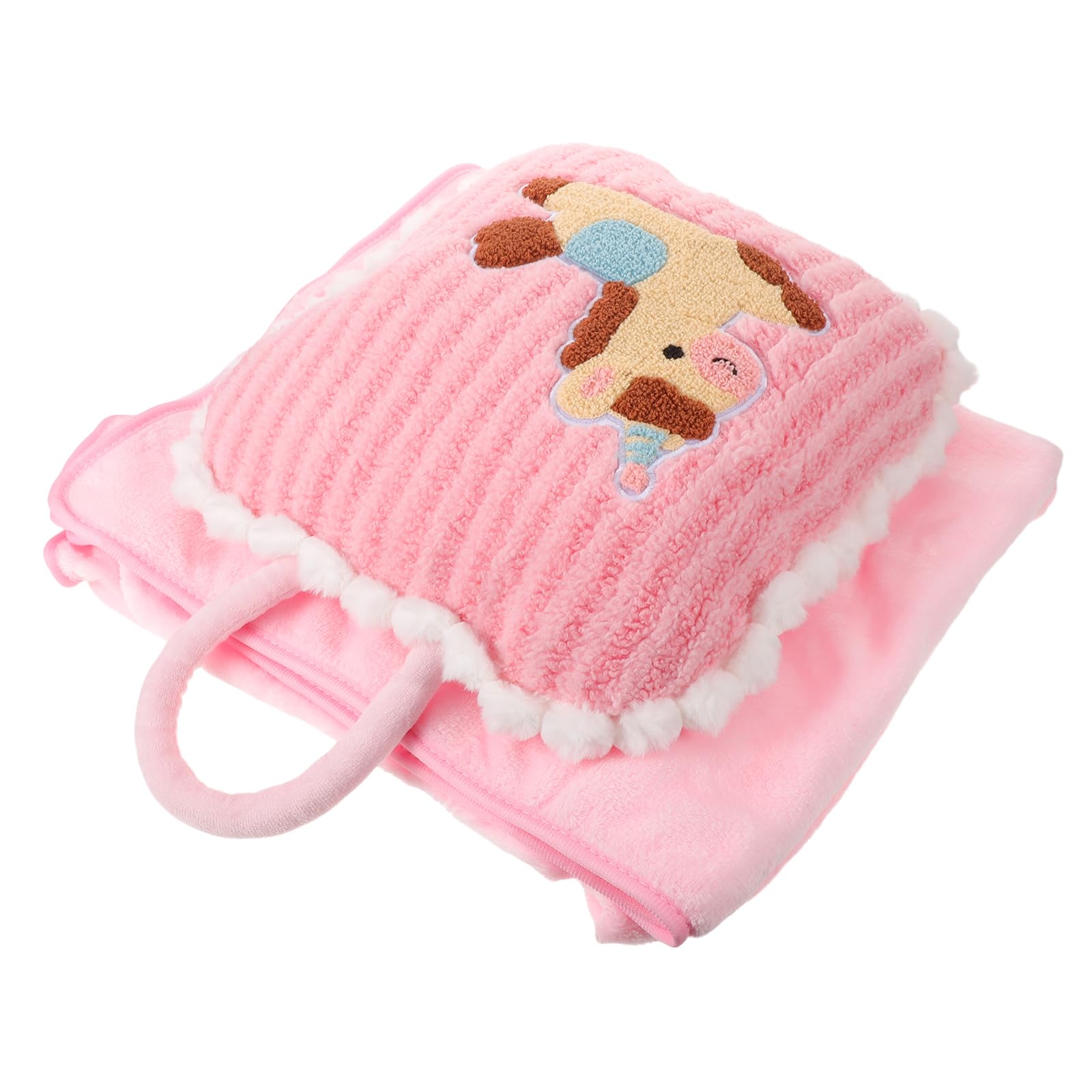 Coussin couverture cheval rose : cadeau crémaillère et nouvel an