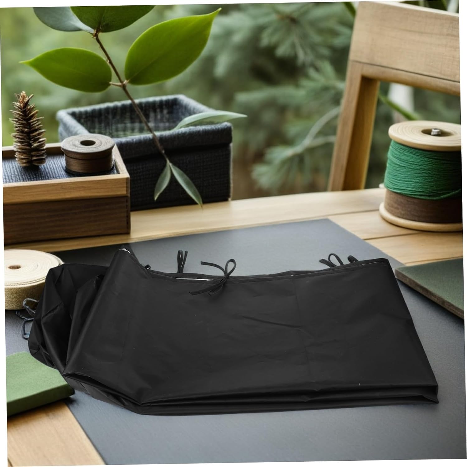 Waterproof Retractable Awning Cover Xmas Oxford Cloth Black