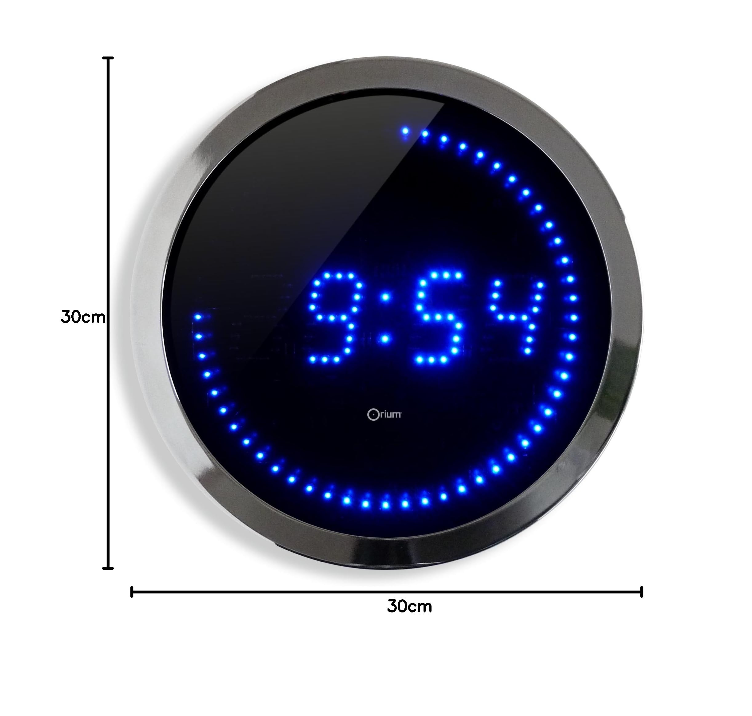 Verre Plat Minéral Pour Horloge/réveil - Diamètre 104 Mm, Transparent, Fabriqué En France