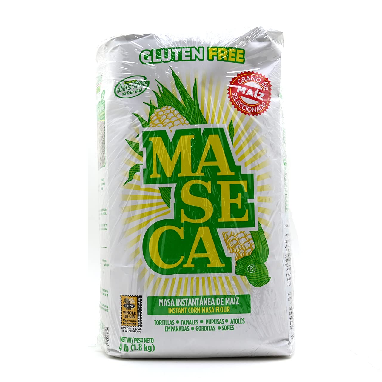 Amazon | MASECA ホワイトコーンマサ 4ポンド 1.8kg (1) | Maseca