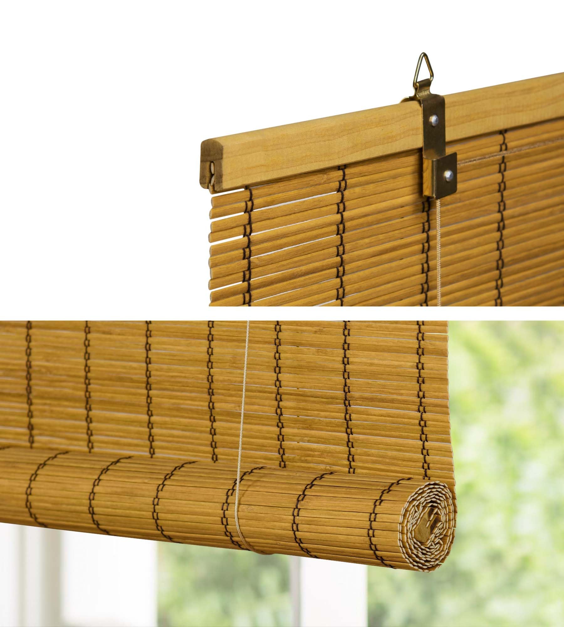 Tenda A Rullo In Bambù Victoria M. - 150x160 Cm, Marrone, Montaggio Senza Fori Per Interni - Foto 11