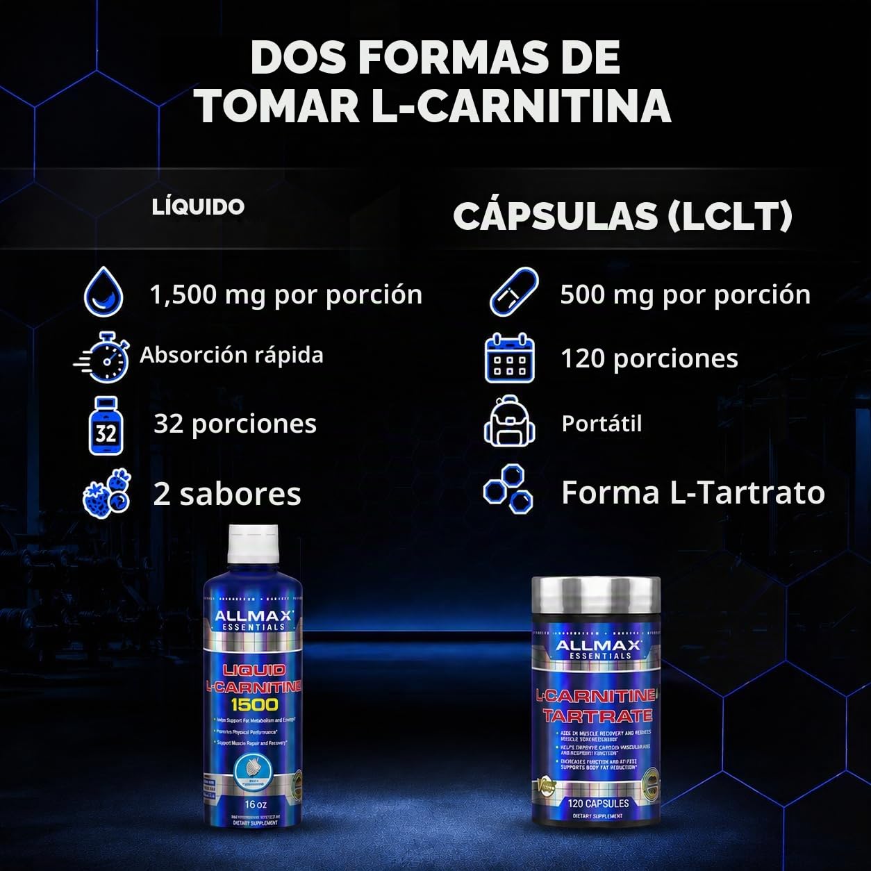 l carnitina 1500 met rx ALLMAX Nutrición Líquida L-Carnitina Miligramos, Frambuesa Azul, 16 oz Whether youre an athlete $9.99 | B-12 Kit -Primary Health Interest: Bone & Joint Size:6cc bottle (dropper top)