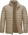 TACVASEN Men's Puffer Jacket Lightweight Warm Winter Insulated Water Repellent Windproof Quilted Coat