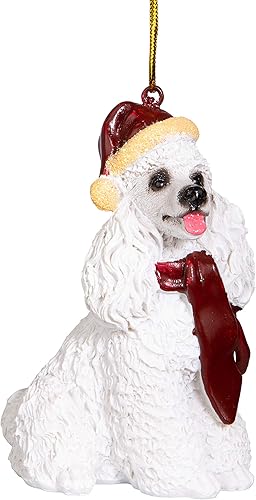 Vista 92 de Design Toscano - Figura de perro para decoración navideña.