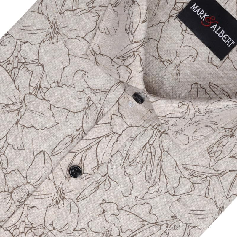Image of Men's Half Sleeve Linen Shirt