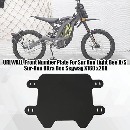 Miniatura 2 de Placa de matrícula frontal para Sur Ron Light Bee XSUltra Bee Segway X160 X260 TalariaE-Ride Pro SR S SS 2.0 3.0Rawrr MantisEbox Dragster ETM RTR,