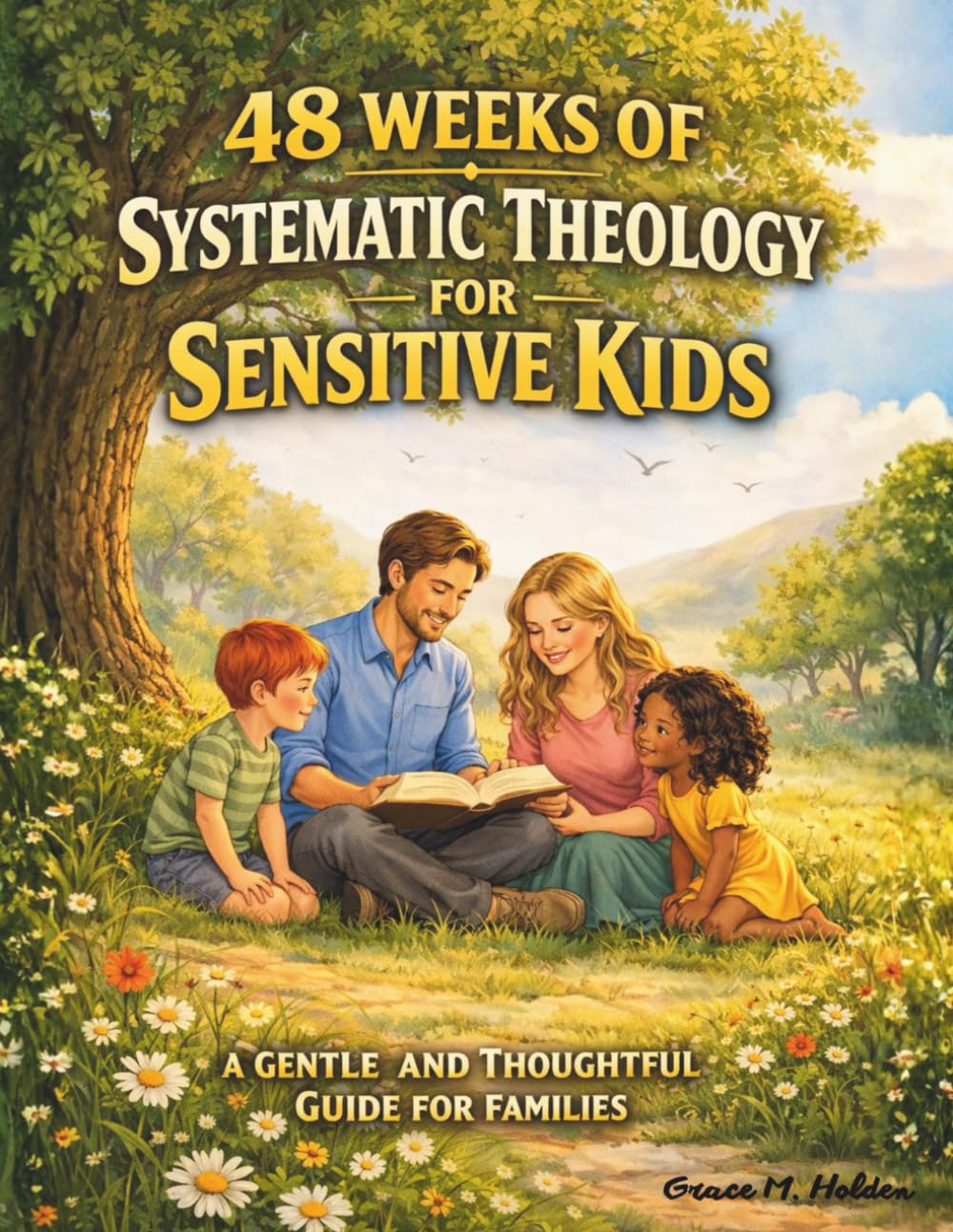 Systematic Theology for Sensitive Kids: A 48-Week Guide to Christian Faith with Space to Reflect, Pause, and Grow