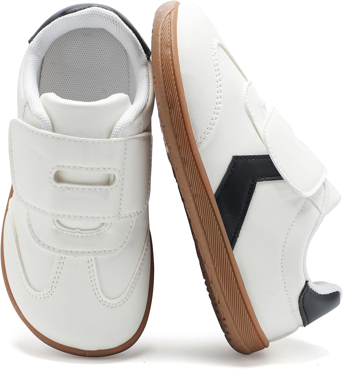 Toddler Shoes Boys Girls Wide Toe Box Barefoot Shoes Non Slip Zero Drop First Walking Sneakers for Toddler, Little/Big Kid