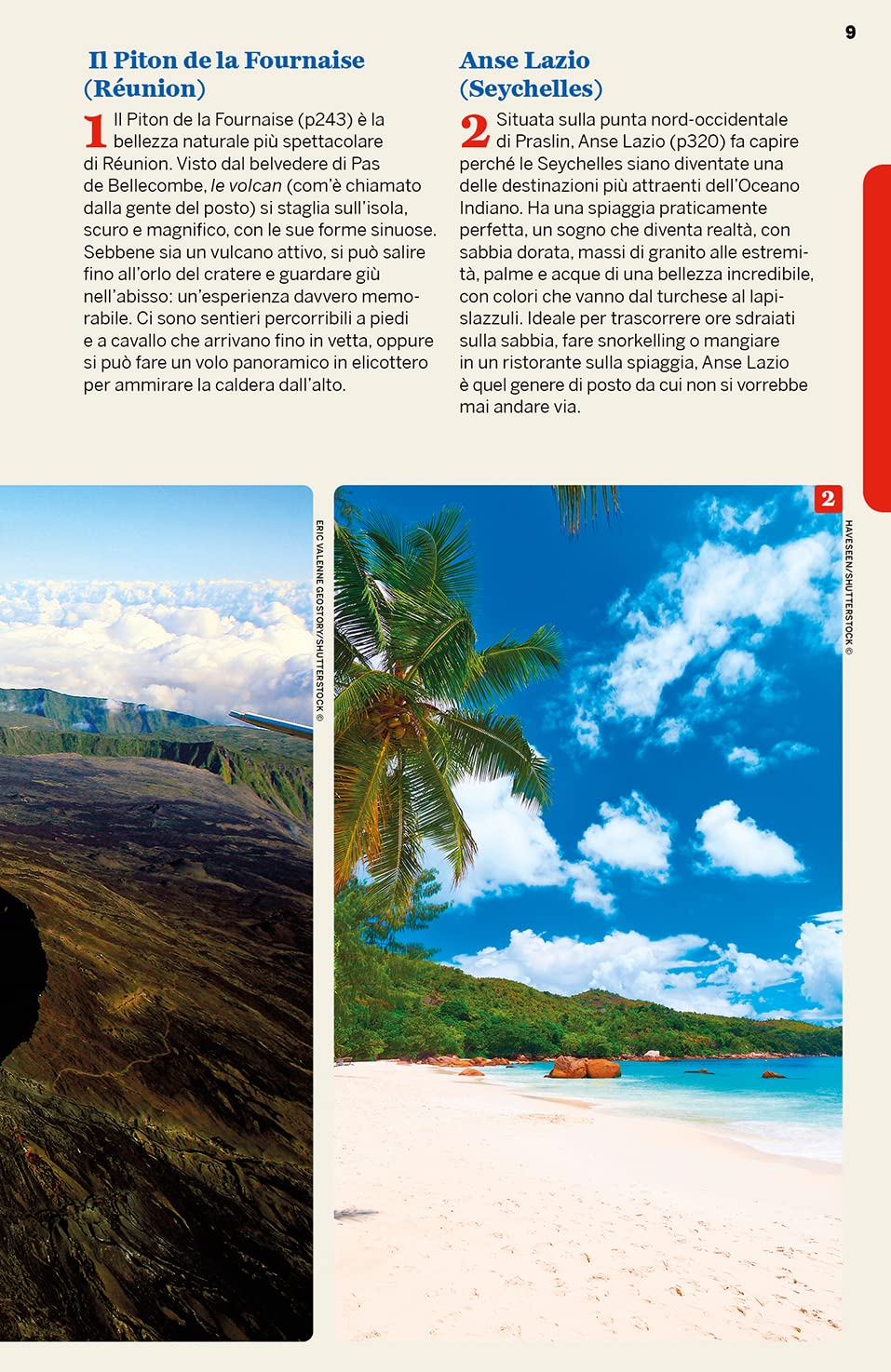 Mauritius, Réunion e Seychelles