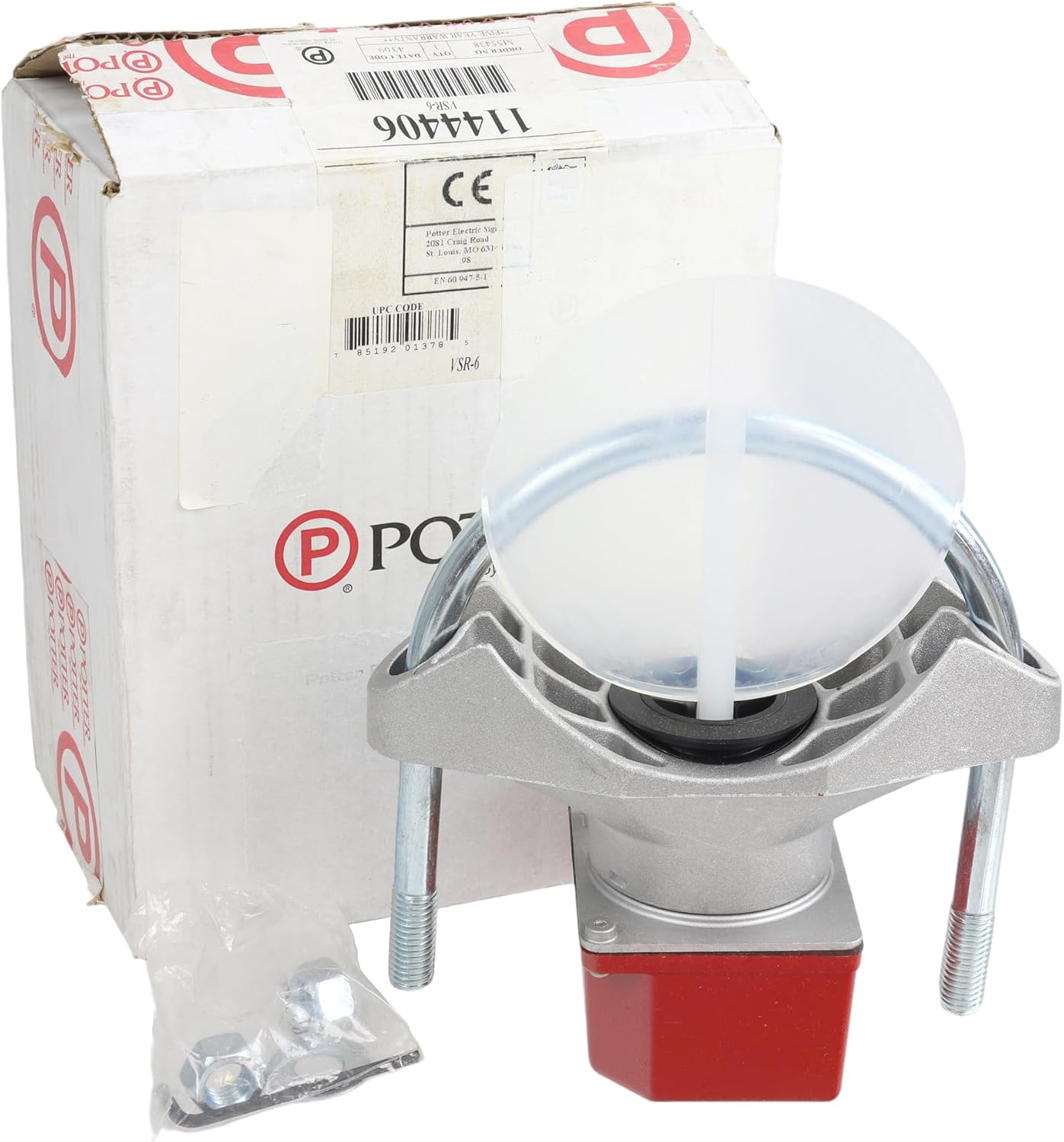 POTTER ELECTRIC SIGNAL VSR6 Potter VSR-F Sprinkler Flow Switch ... 6