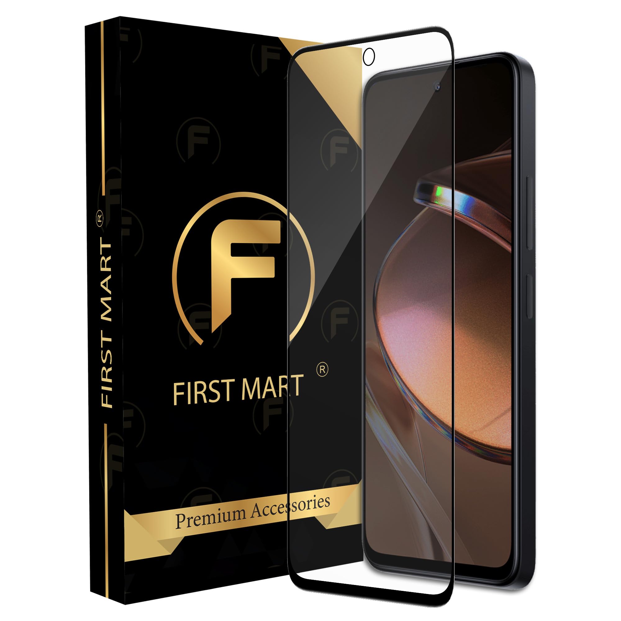 FIRST MART Tempered Glass for Poco M6 Pro 5G / Redmi 12 5G / Redmi 12 4G with Edge to Edge Full Screen Coverage and Easy Installation Kit, Pack of 1 (B0CGPNMGLM) Amazon Price History, Amazon Price Tracker