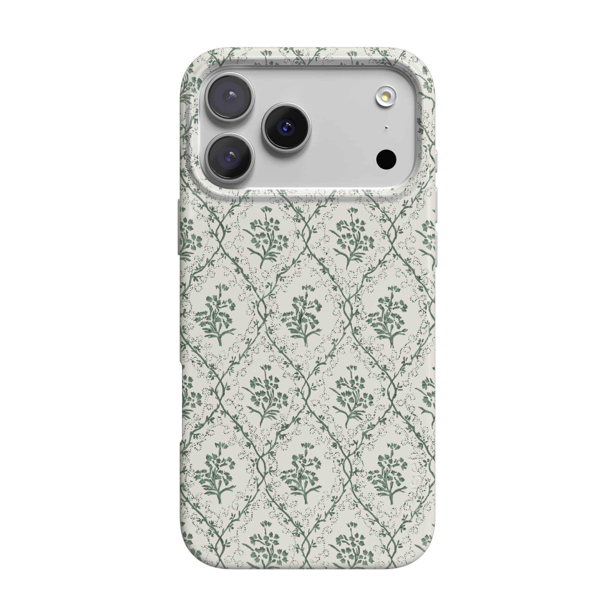 Casely iPhone 18 Pro Case | Sage Tapestry | Floral Vines | Compatible with MagSafe | Clas…