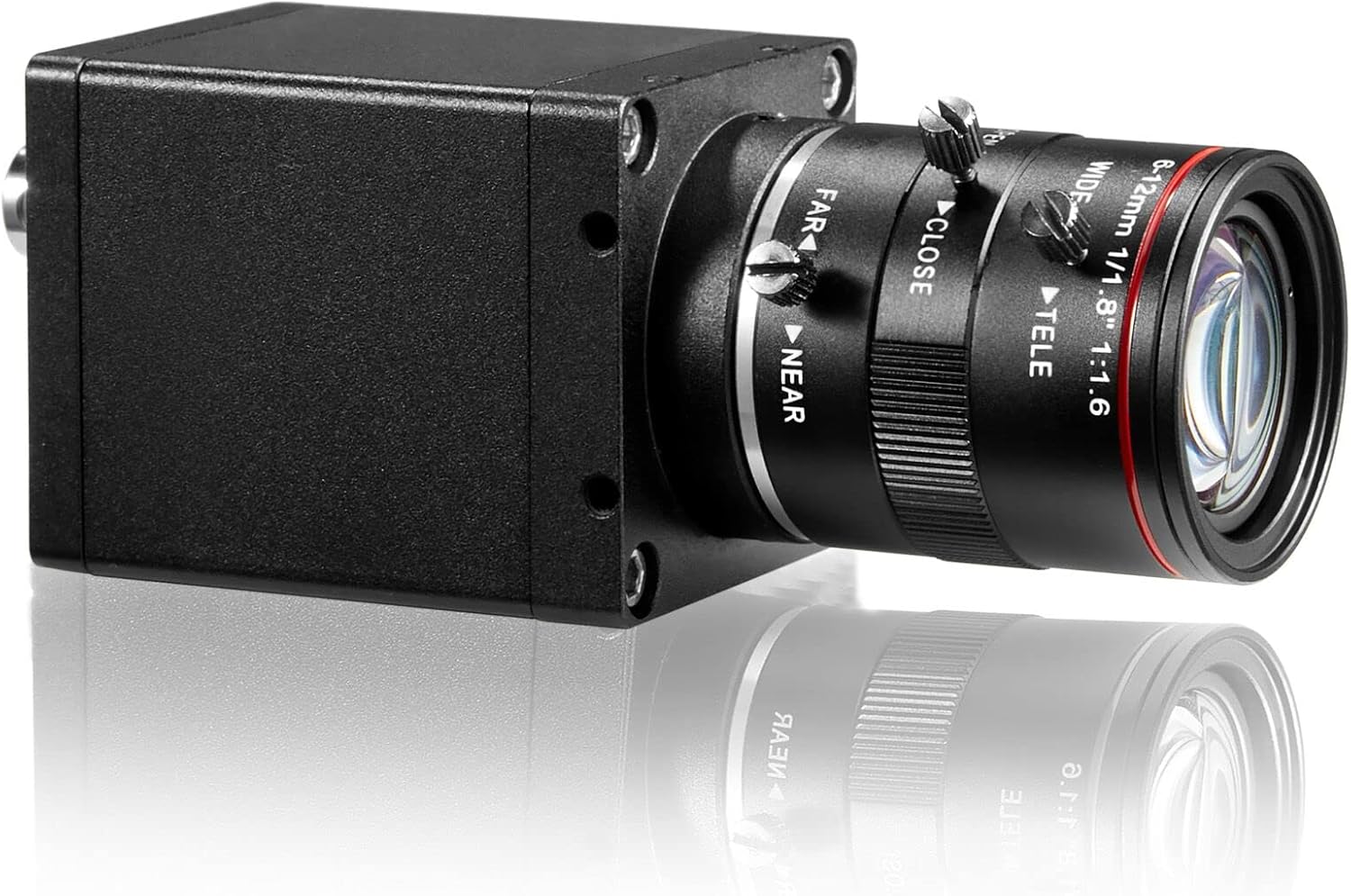 3G-SDI & HDMI Simultaneous Output 1080@60/50/30/25P,1080@60/50i HD Digital Camera,1/2″ CMOS Sensor Manual Lens Live Broadcast Power Adapter SDI Cable Free Click Extra Saving Below (Lens 6-12mm)