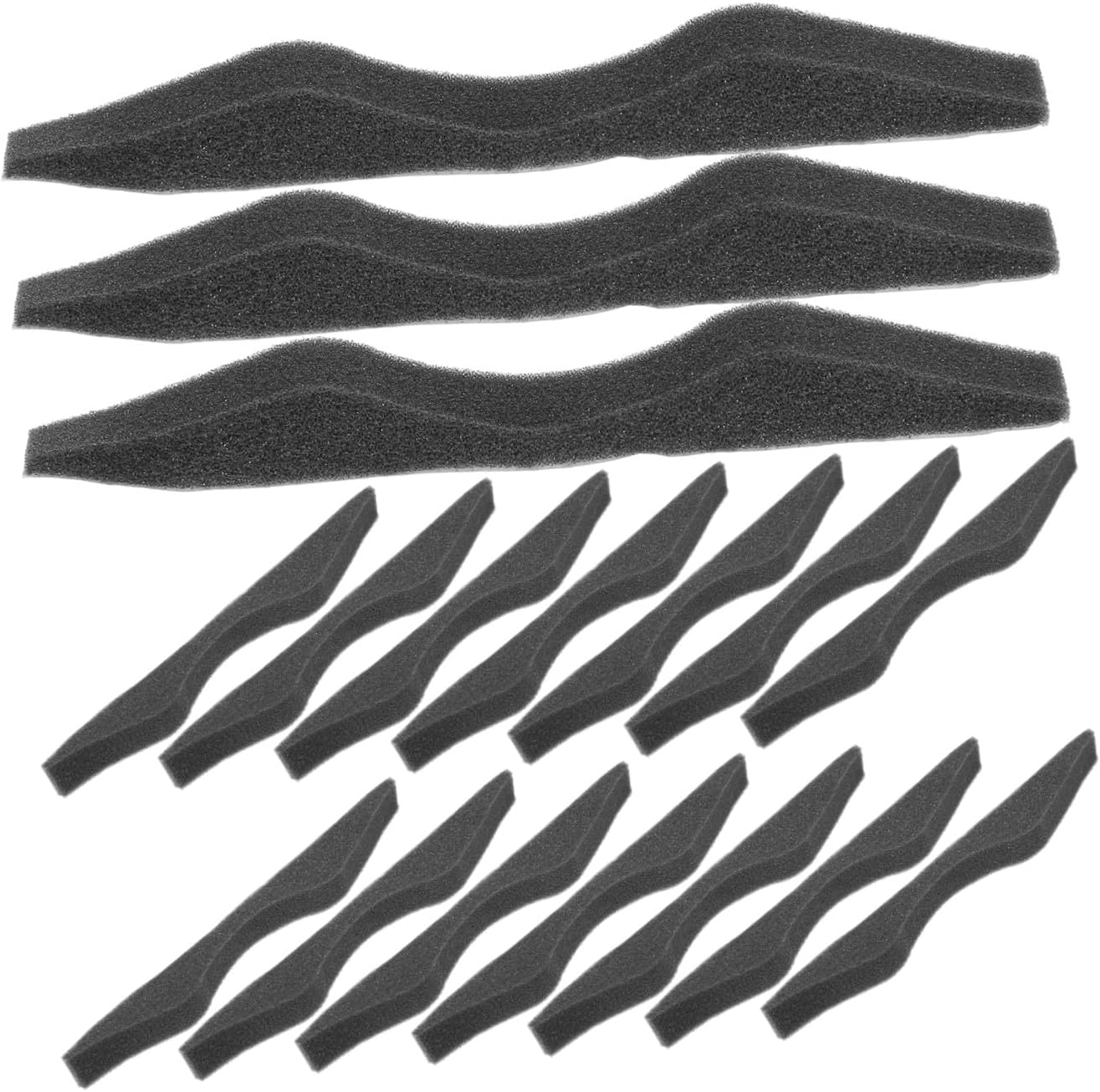 HAKIDZEL Nose Bridge Sponge Strips for DIY Cloth Face Masks Black Anti-Fog Nose Wire Cushion Pads 100pcs Pack Comfortable Seal Cushion and Preventing Fogging