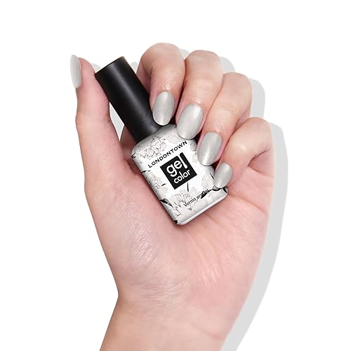 Miniatura 60 de LONDONTOWN Esmalte de uñas de gel UV/LED, de larga duración, resistente al astillado, color de alto brillo, esmalte rosa brillante, 0.4 fl oz/.40