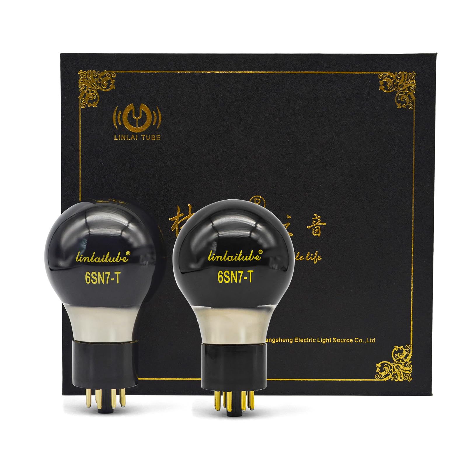 LINLAI 6SN7-T Spherical Bulb Vacuum Valve Electronic Tube for Class Pairing Hifi Audio Amplifier Replaced by CV181 6N8P
