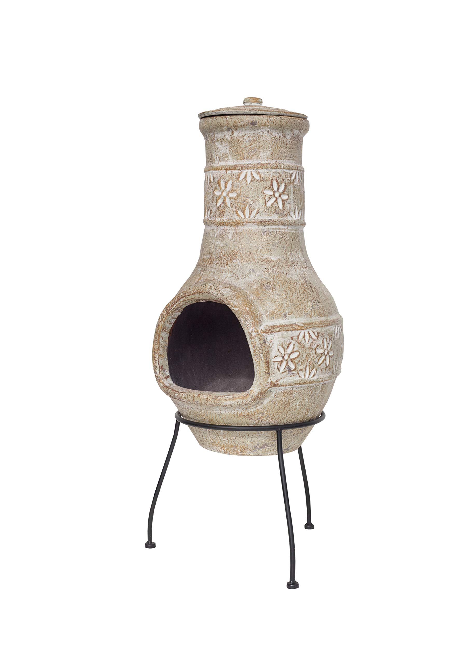 Chimenea Mexicana de Arcilla, Flor, Medio