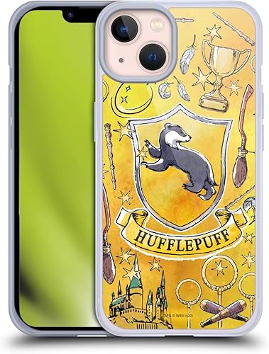 Vista 188 de Head Case Designs Funda de gel suave con licencia oficial de Harry Potter Slytherin, diseño de Reliquias de la Muerte XIII compatible con Apple