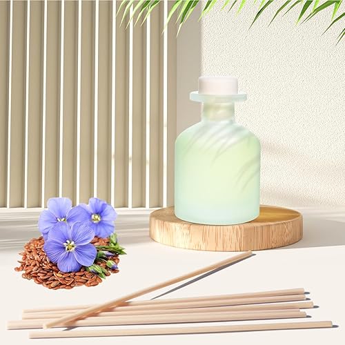 Miniatura 2 de Difusor de varillas Clean Linen 3.38 onzas (3.4 fl oz)*1 paquete de difusor de aceite esencial con 8 varillas, fragancia de larga duración para el