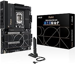 ASUS PROART Z890-CREATOR WiFi Motherboard Socket Intel LGA1851 (Intel Z890, ATX, PCIe 5.0, DDR5, 10 GB & 2.5 GB Ethernet, 4X M.2, Thunderbolt 4)