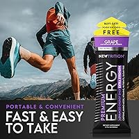 Vista 5 de NewTrition® Extra Strength Energy Shots 1.7 fl oz (paquete de 24, sabor a uva) – 250 mg de cafeína con vitamina B y aminoácidos, sin azúcar, sin