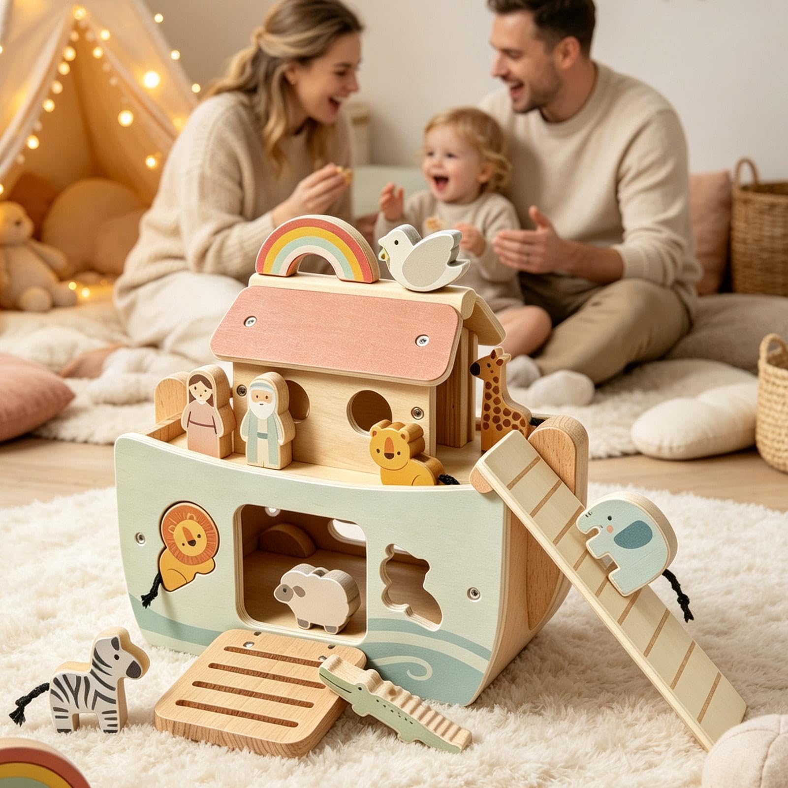 Juguetes de Formas Juegos Educativos Divertidos Apilamiento Aprendizaje | Juguete Clasificador Formas Aprendizaje para Niños para preescolar, guardería, aula, hogar, cumpleaños y días