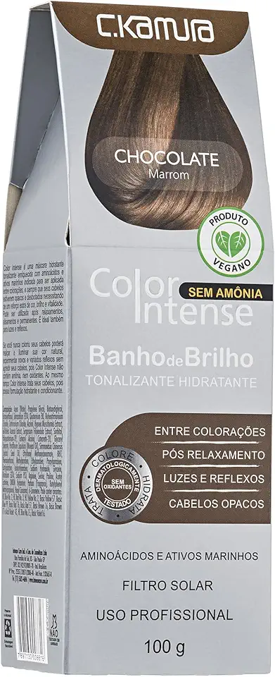 C.Kamura Tonalizante Hidratante Banho De Brilho Chocolate 100 Ml