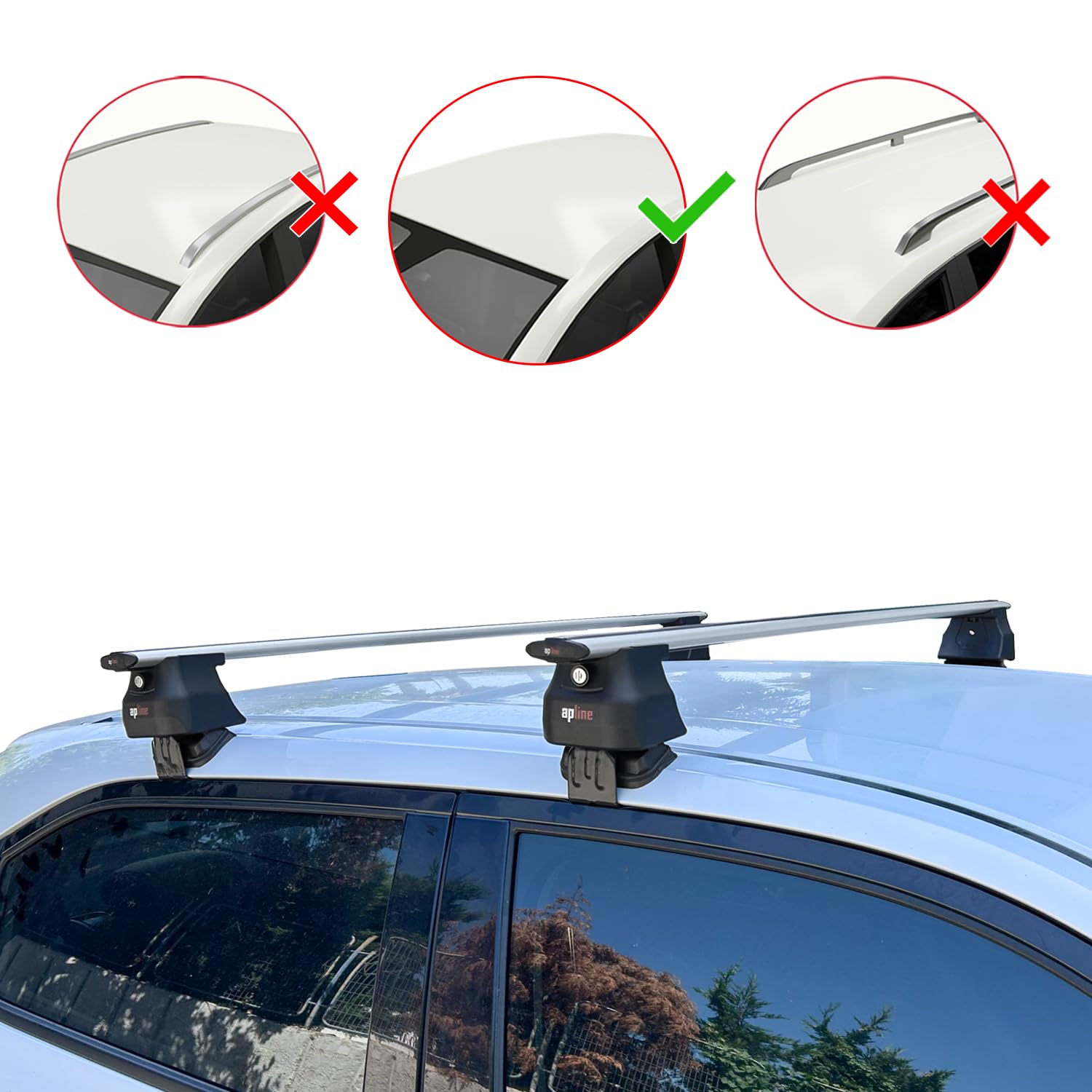 Compatibile con Honda HR-V 3 2022-2026 Ace-4 Barre Tetto Portapacchi Auto Barre Portatutto Grigo Alluminio 2 Barre
