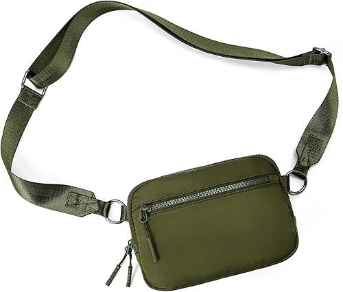 WESTBRONCO Bolsos cruzados pequeños para mujer de nailon con correa ajustable, mini bolso cruzado, bolsa de hombro, entrenamiento de viaje