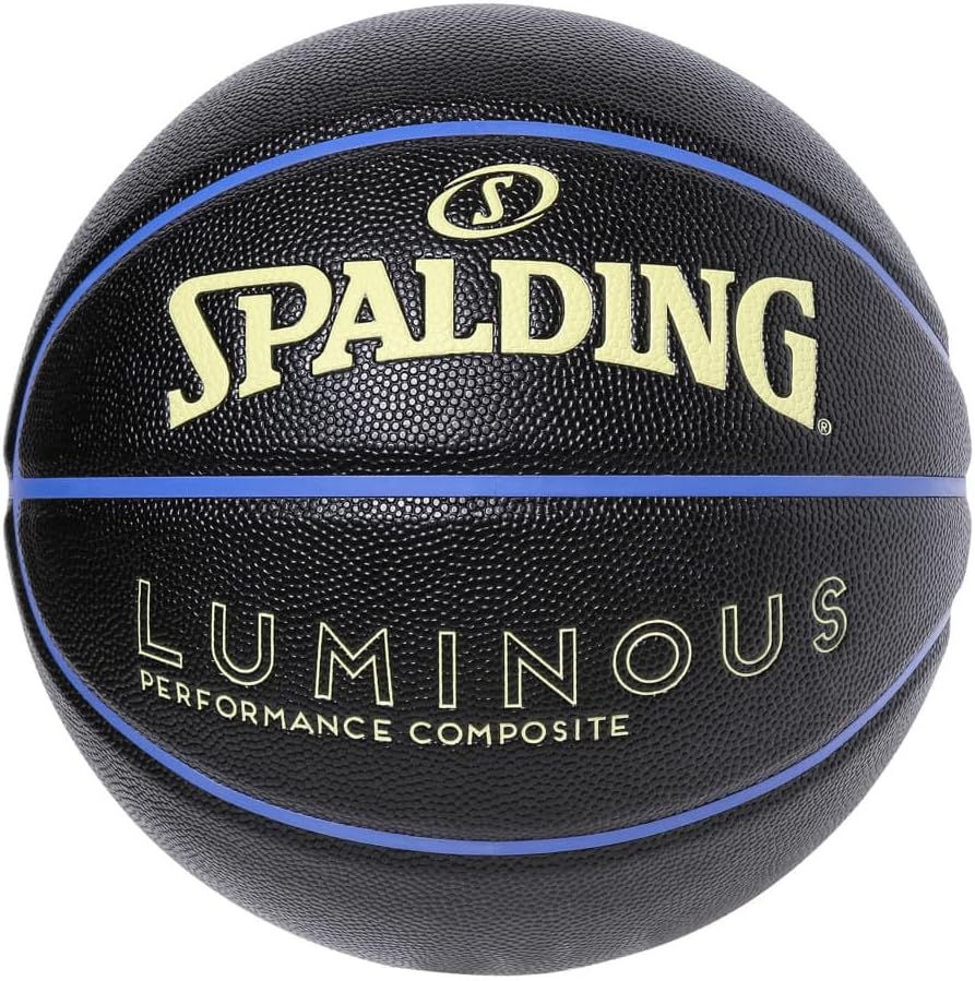 Spalding 78-053J Basketball Luminous Composite Black x Lemon x Violet No. 5 Ball