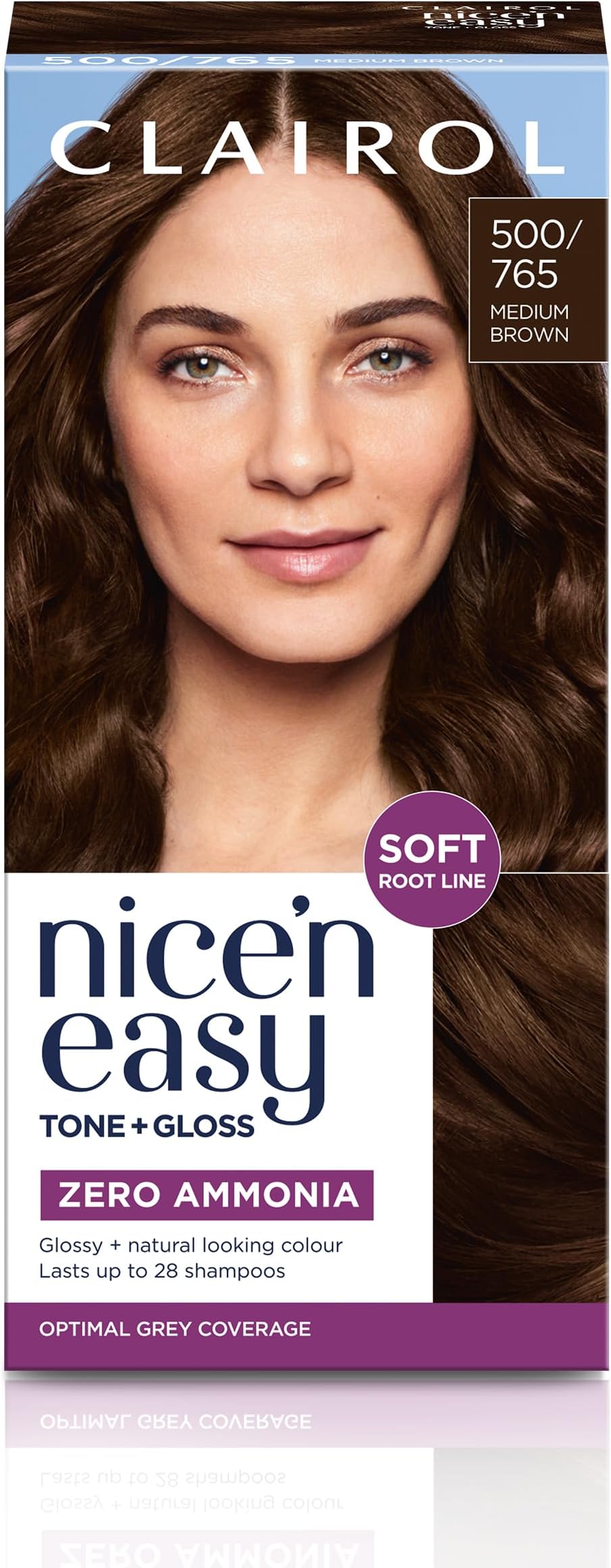 Nice'n Easy Tone+Gloss Semi Permanent Hair Dye - 500/765 Medium Brown