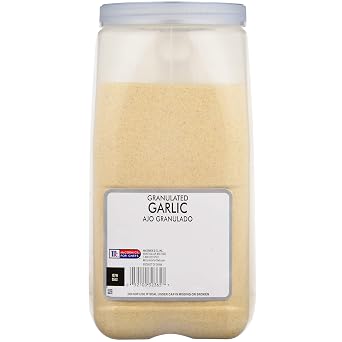 McCormick Culinary Granulated Garlic, 7.25 lb - One 7.25 Pound Container of Granulated Garlic Powder, Made of Premium, Coarse-Ground Garlic for Rubs and Sauces