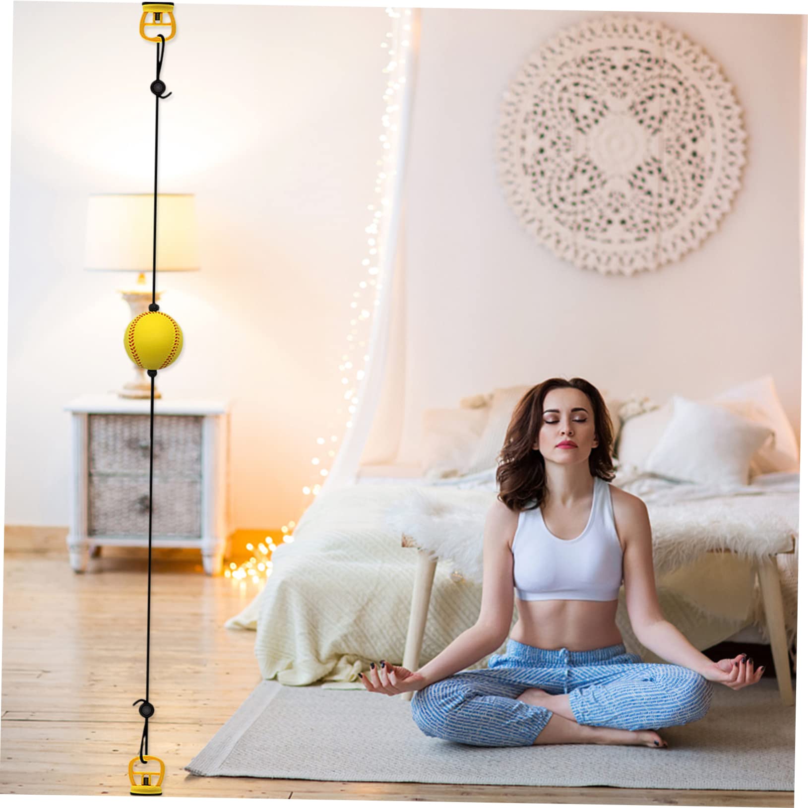 OSOLADY 1pc Suction Cup Speed Ball Boxing Reaction Training Ball for Home Boxing Ball Elastic Rope Kick Boxing Training Equipment Random