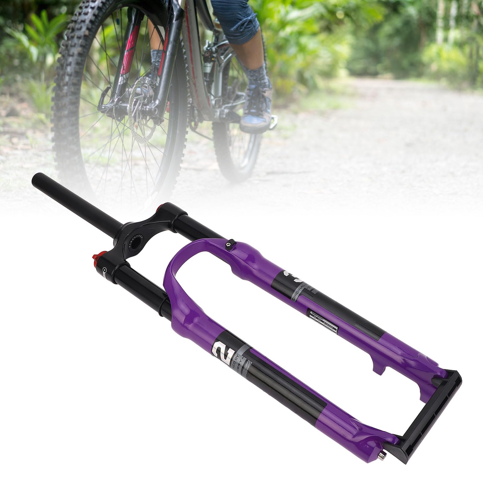 マウンテンバイク 青 サスペンションフォーク Amazon | 自転車フォークマウンテンバイクフロントフォーク、24インチ