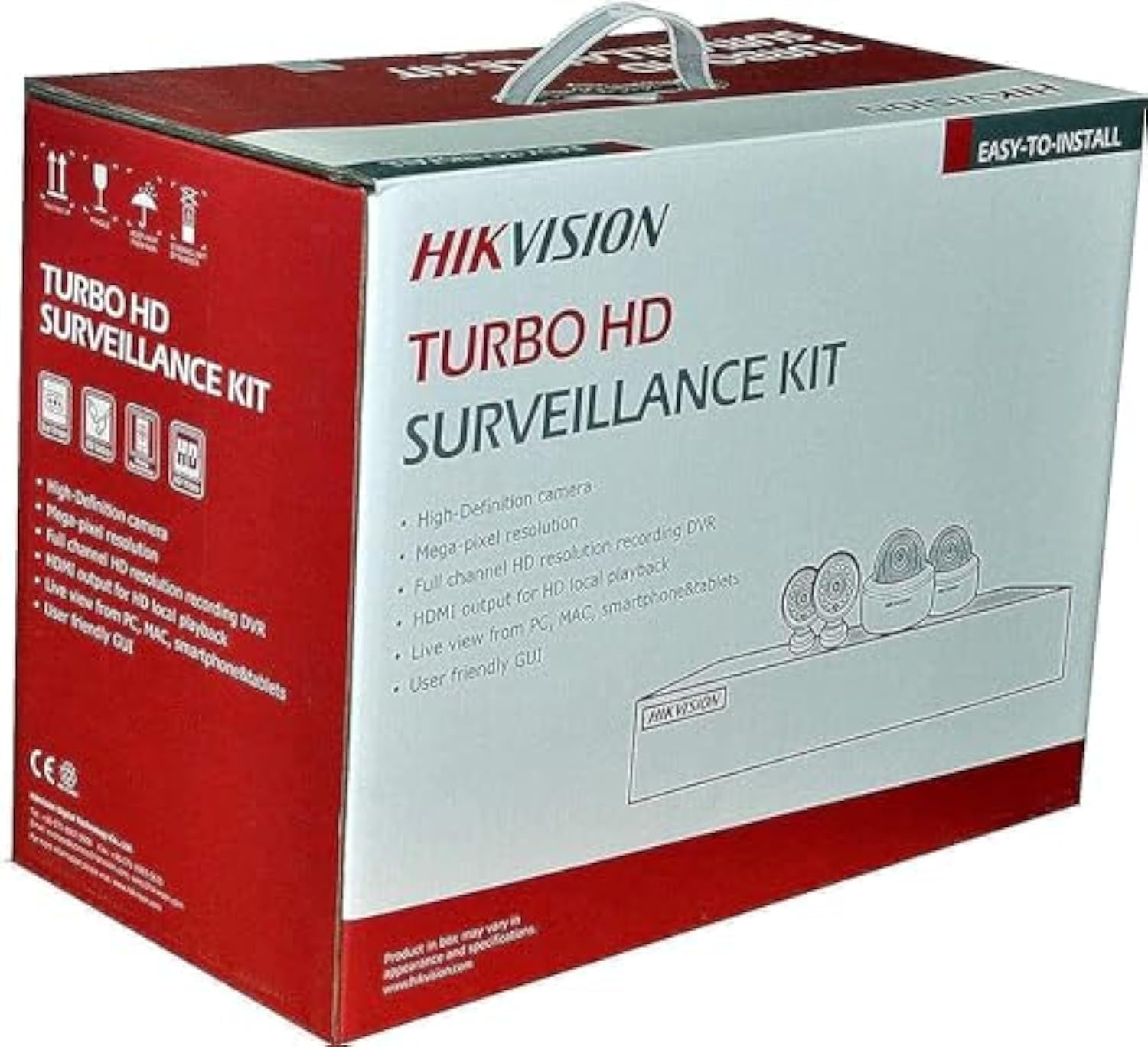 Hikvision CCTV Cameras & 4-Channel DVR 1080P - Full HD