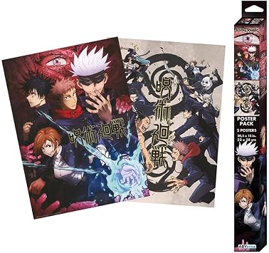 GB eye Jujutsu Kaisen Group and Schools 52 x 38 Chibi Poster