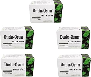 Dudu Osun - Black Soap from Africa Original Black Soap 5 x 150 g Pack of 5