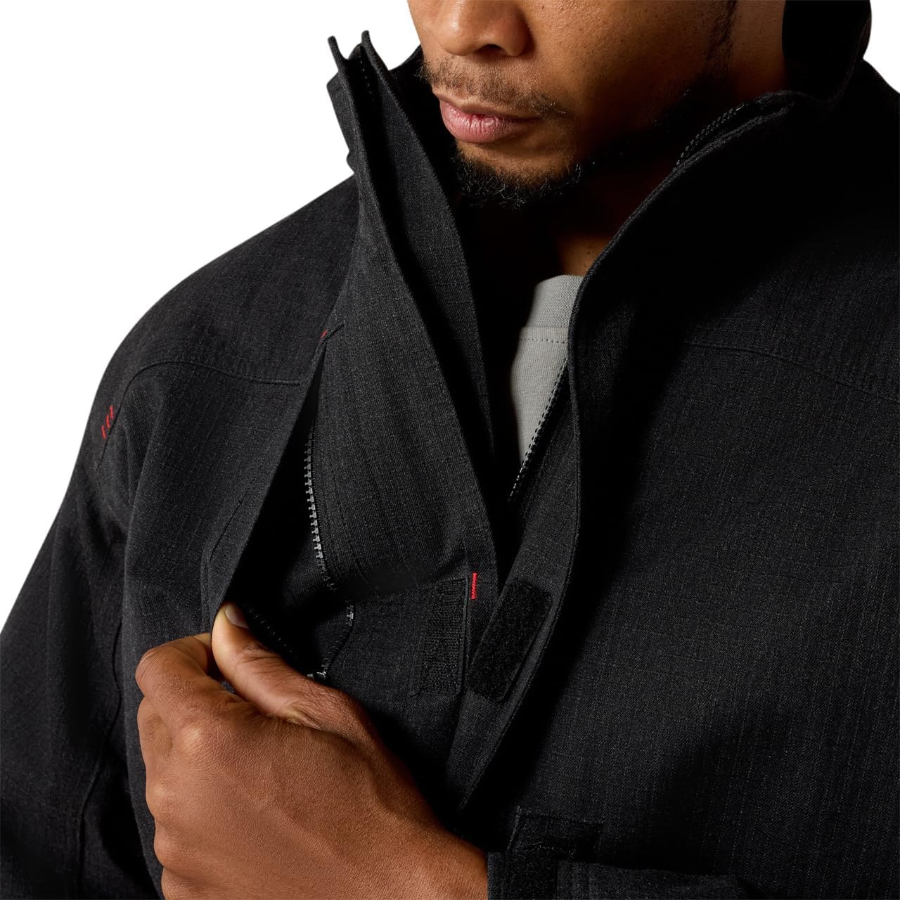 Ariat Men's Big and Tall Flame Resistant H2o Proof Jacket - Image 4