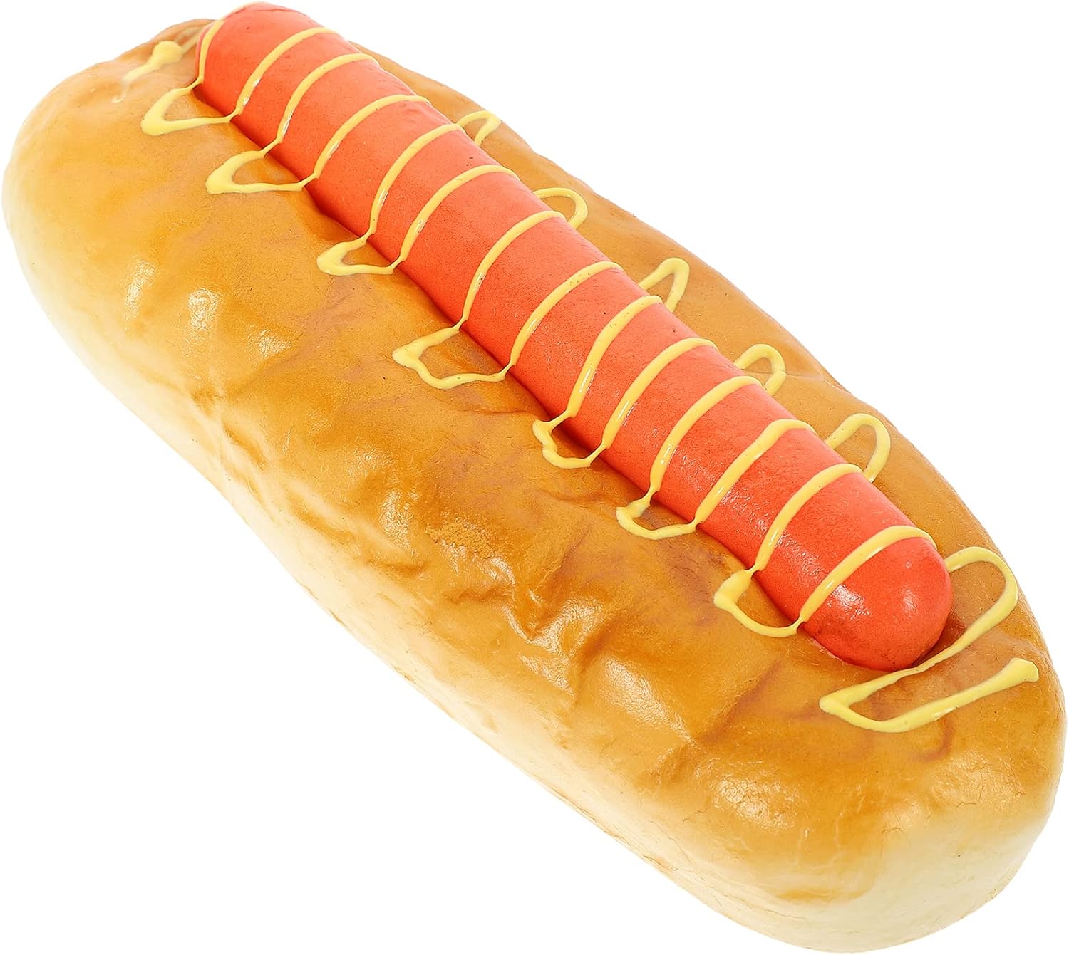 LOGOFUN Synthetic Scorching Canine Bread Mannequin – Pretend Scorching Canine Bread Simulation – Meals Show – Kitchen Photograph Prop