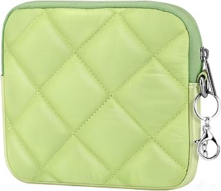 Pequeña bolsa de maquillaje acolchada para vi...