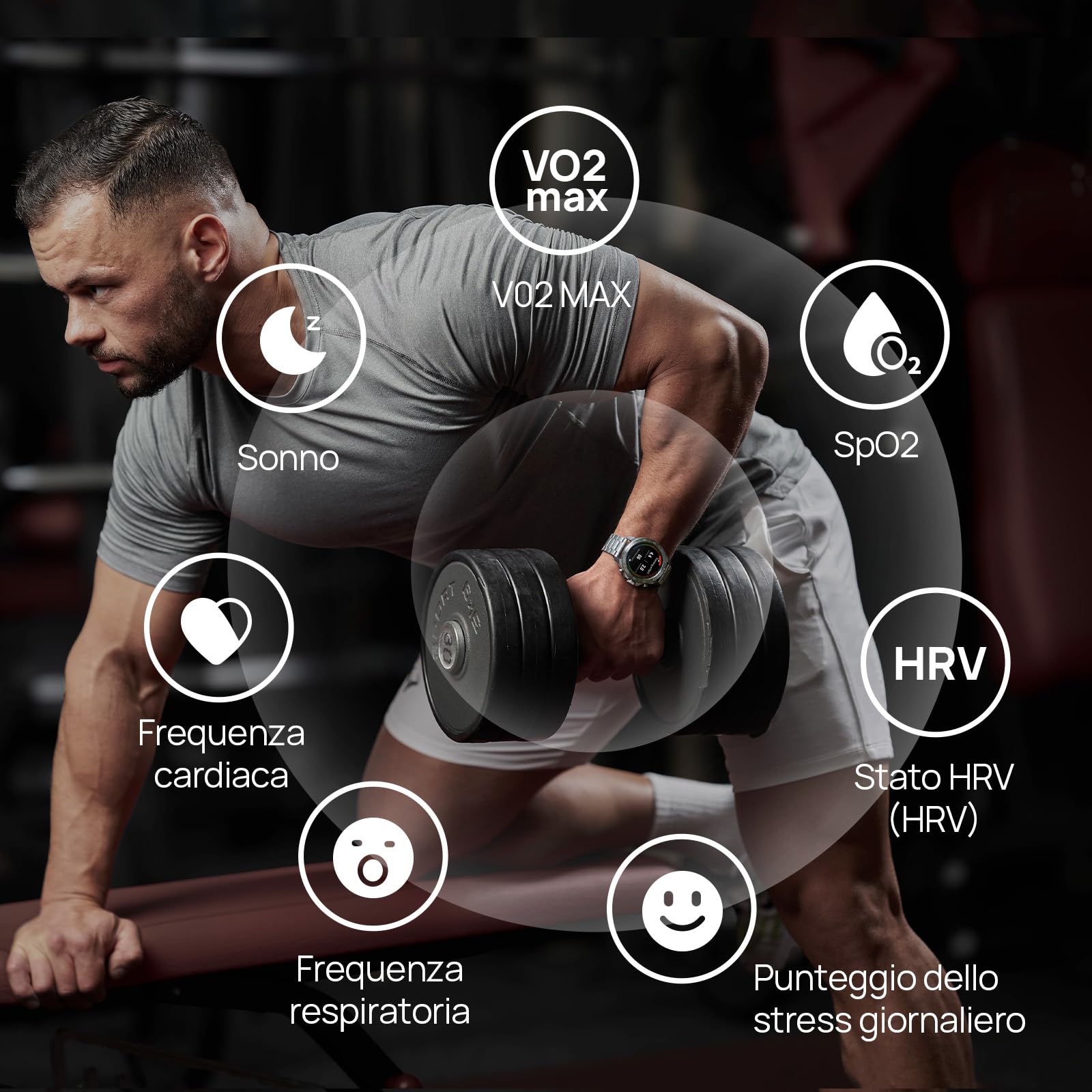 Mibro GS Explorer S Full Ti 48mm Smartwatch Outdoor con 1.32" AMOLED,Mappe Offline,Full Titanio,GPS Dual Band,10 ATM e 150+ Orologio Sportivo,20 Giorni Autonomia,Per iOS e Android
