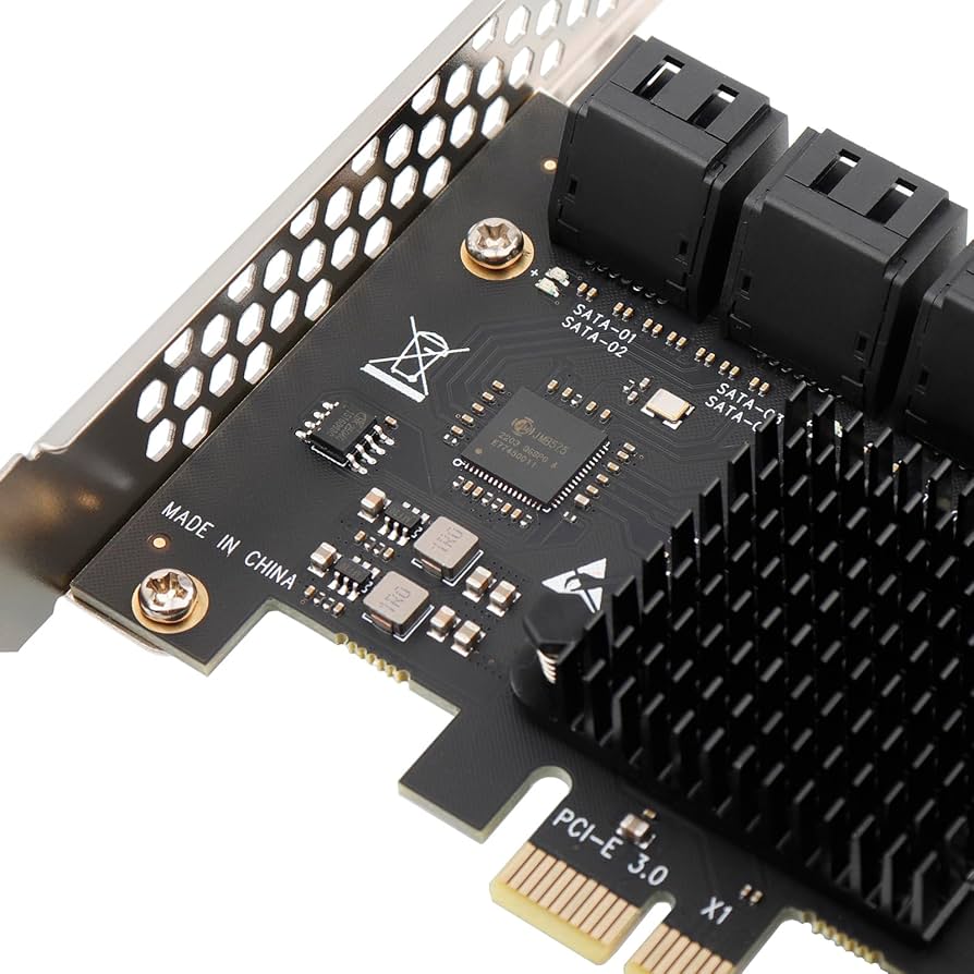 SATAカード 8ポートPCIe拡張カードなど Amazon.co.jp: SATA 拡張カード PCIe X1 - 16ポート SATA3.0 SSD