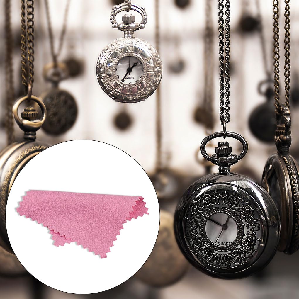 10 pezzi di panno lucidante in argento, lavabile, riutilizzabile, inodore, per la manutenzione di gioielli, impronte digitali, strumenti per la pulizia di smartphone e braccialetti