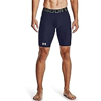 Under Armour HeatGear Armour-Pantaloncini Lunghi Corto, Blu Scuro