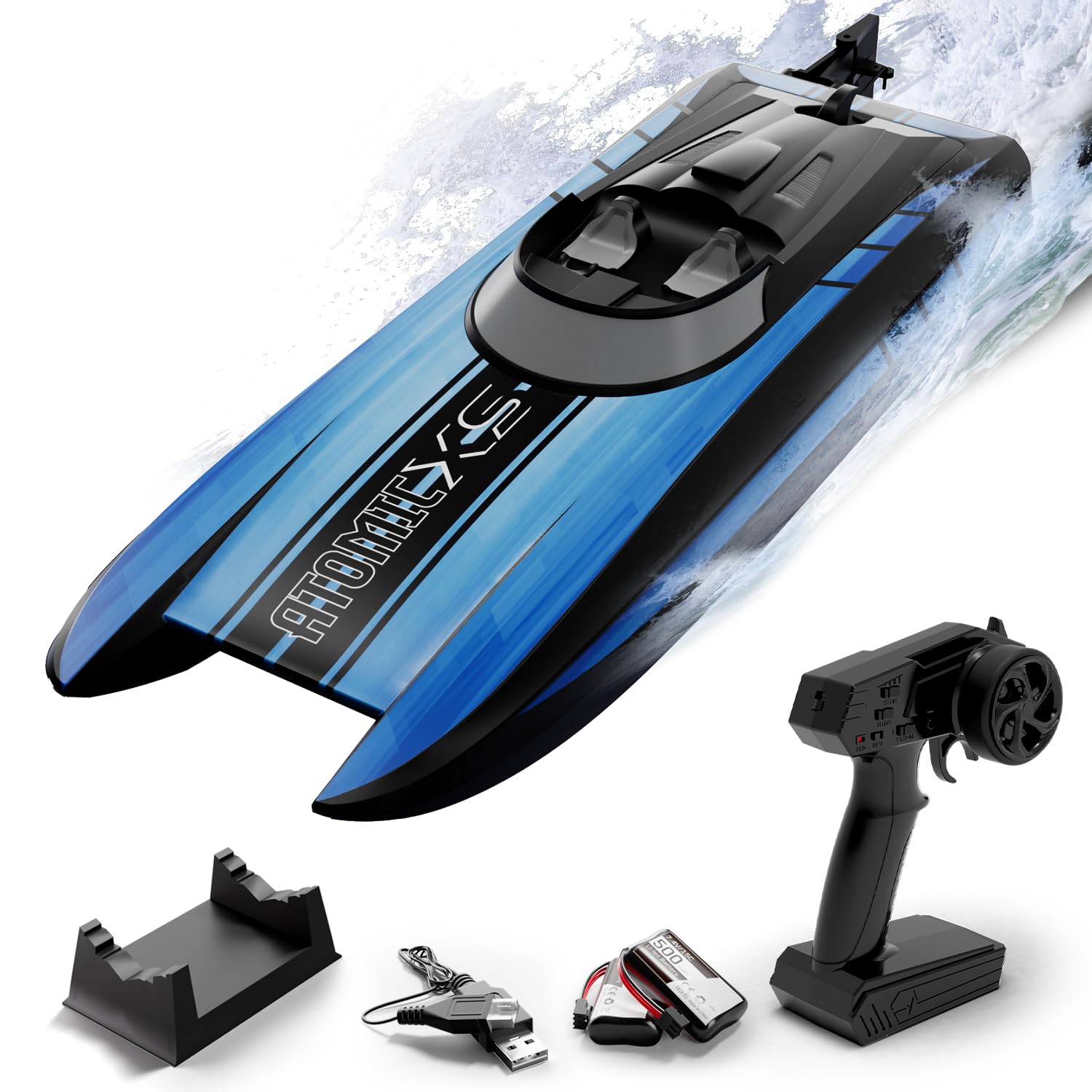 Photo 1 of [CONTROLLER DOESN'T WORK] volantexrc RC Boat - High Speed Remote Control Boat (Blue)