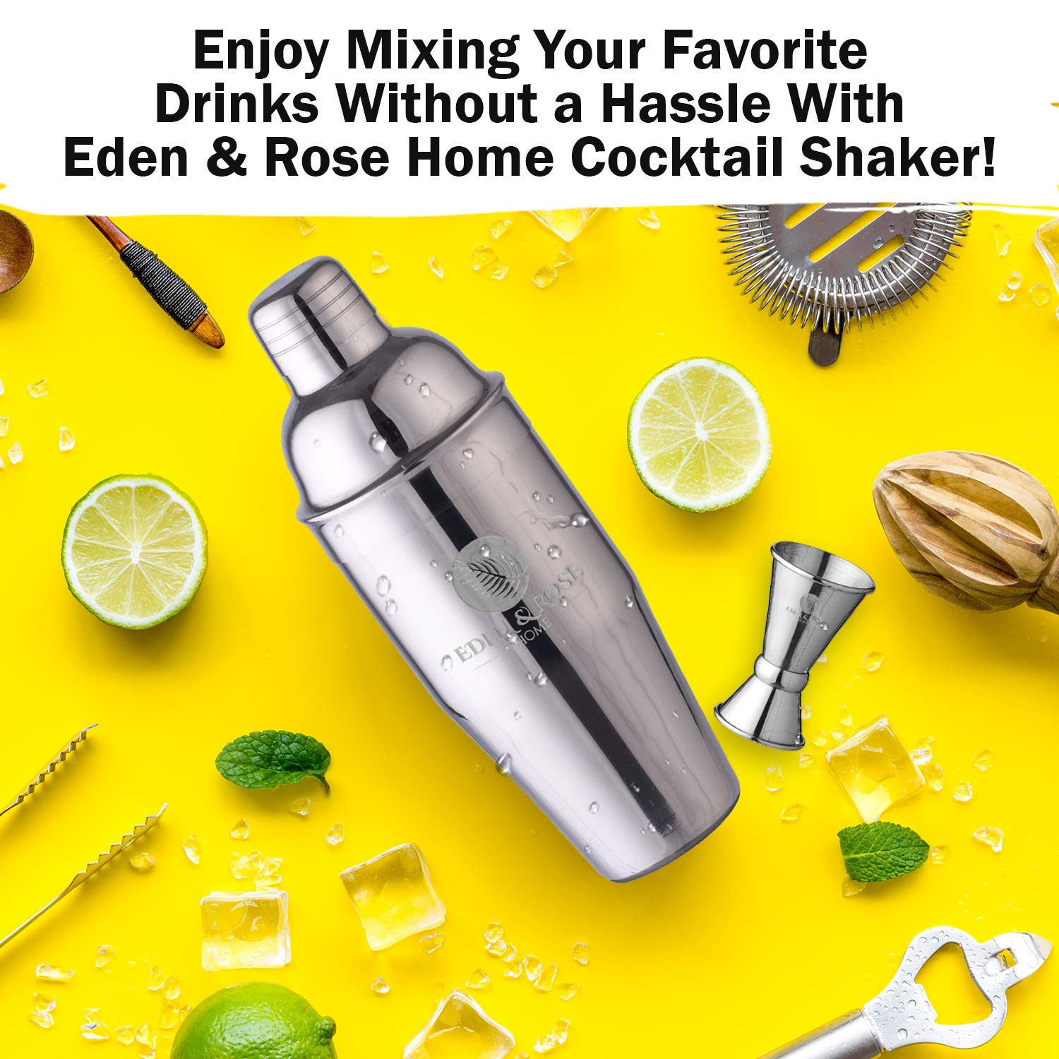 Cocktail Shaker Martini Shaker Martini Shaker set with Jigger 24